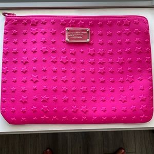 Marc Jacobs laptop tablet sleeve cover stars pink